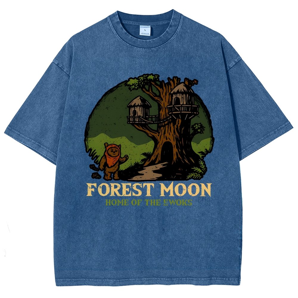 Woodland Moon Home Vintage Distressed T-shirt