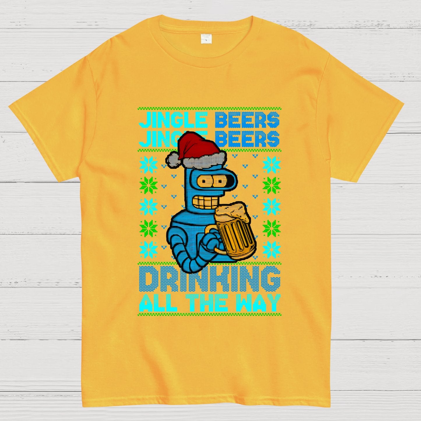 Christmas Jingle Beers Geek T-Shirt