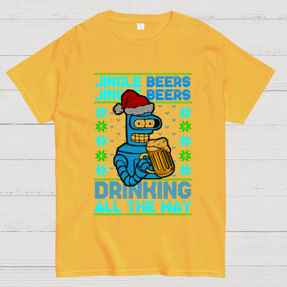 Christmas Jingle Beers Geek T-Shirt