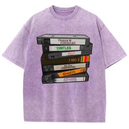 Nostalgic VHS - Action Edition Vintage Distressed T-shirt