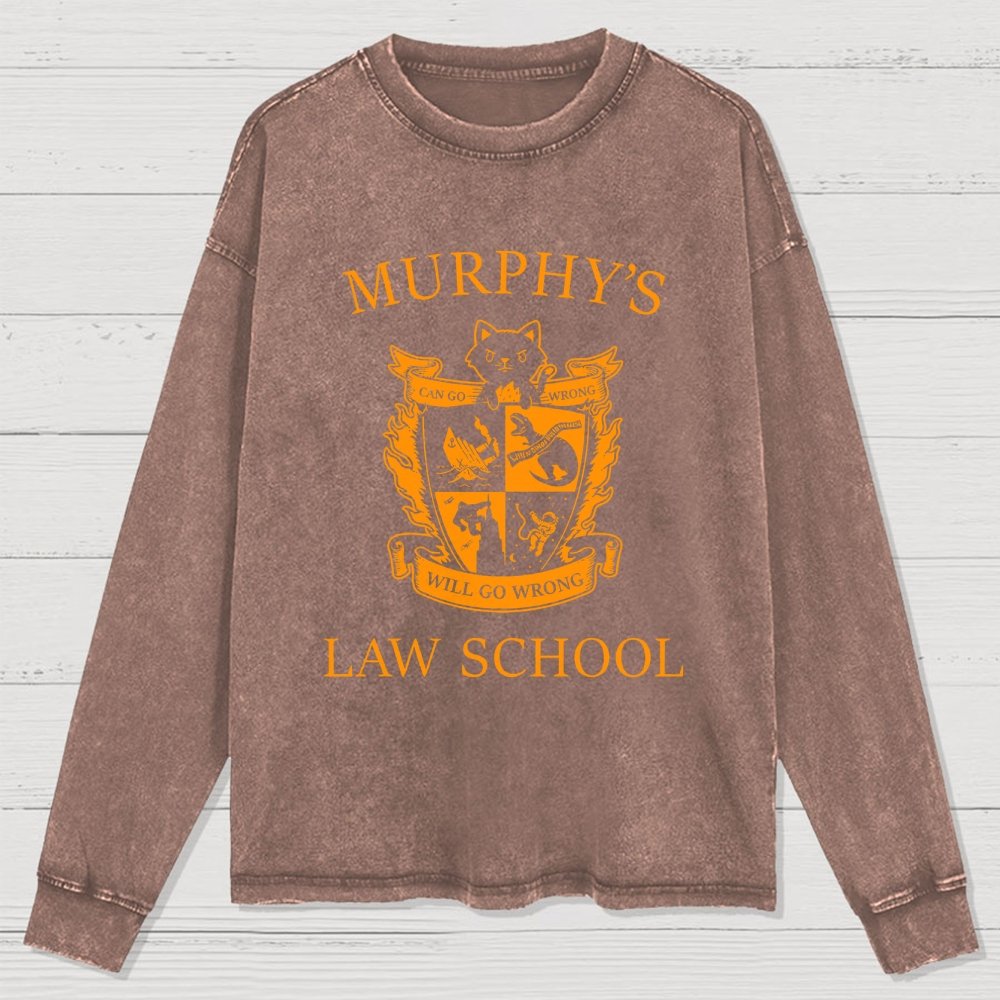 Murphy's University Washed Long Sleeve Tee