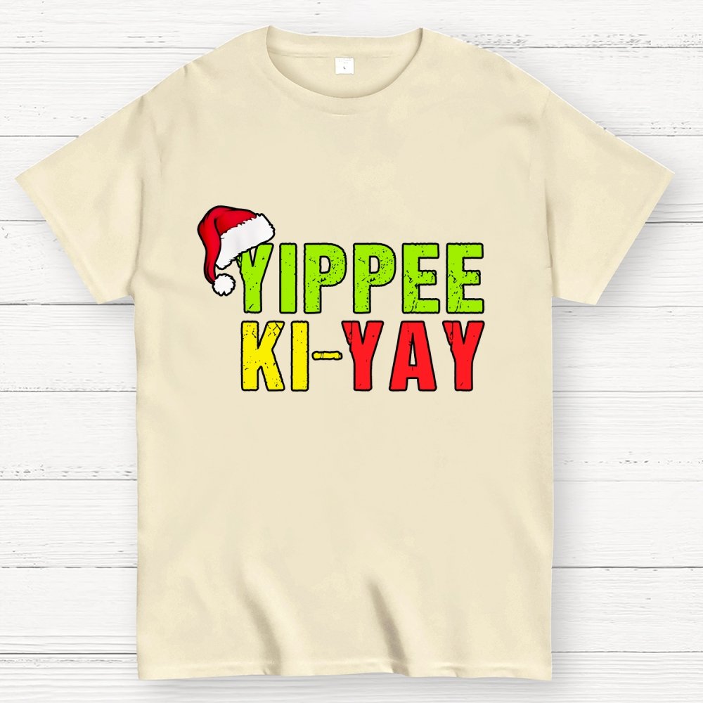 Yippee-Ki-Yay Funny Christmas Geek T-Shirt