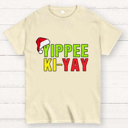 Yippee-Ki-Yay Funny Christmas Geek T-Shirt