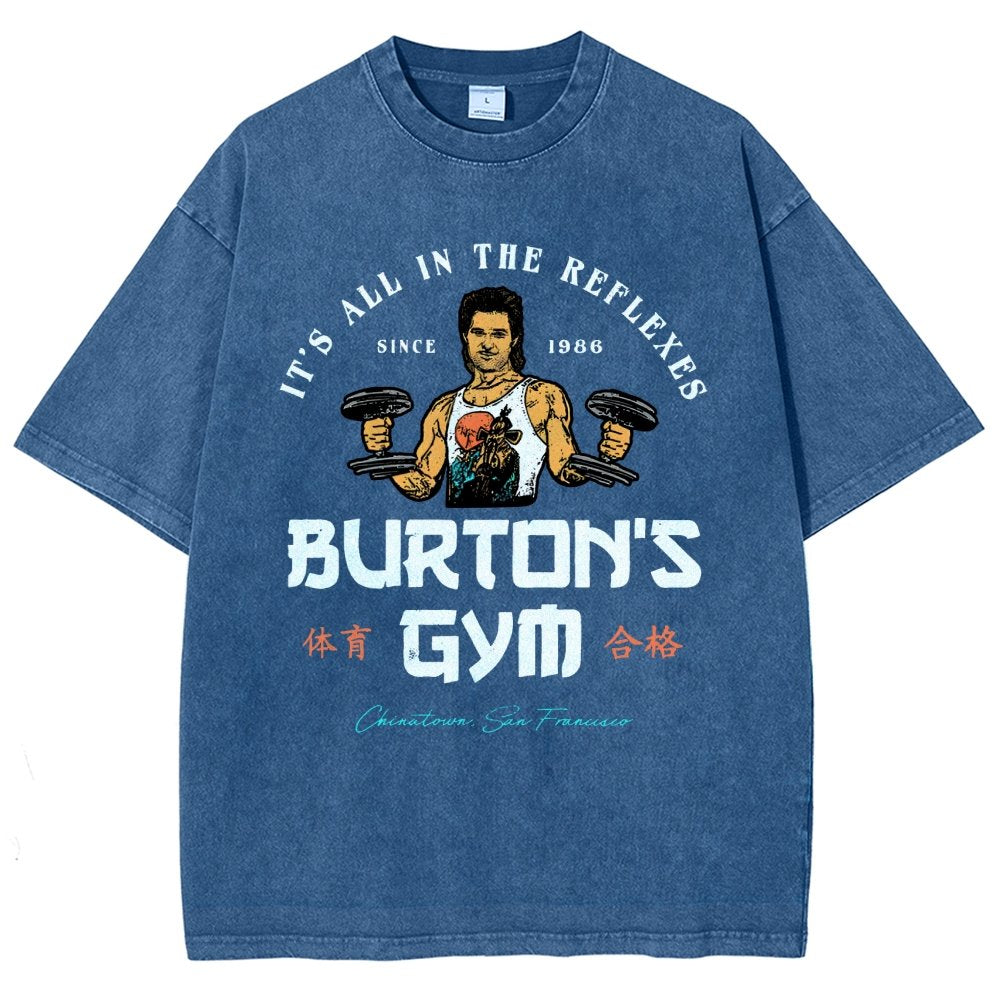 Burton's Gym Vintage Distressed T-shirt