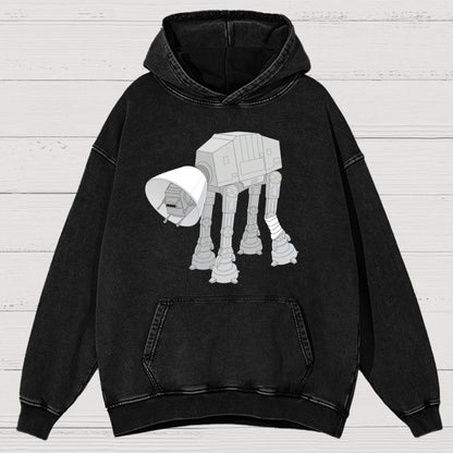 Battle Damage Vintage Distressed Hoodie