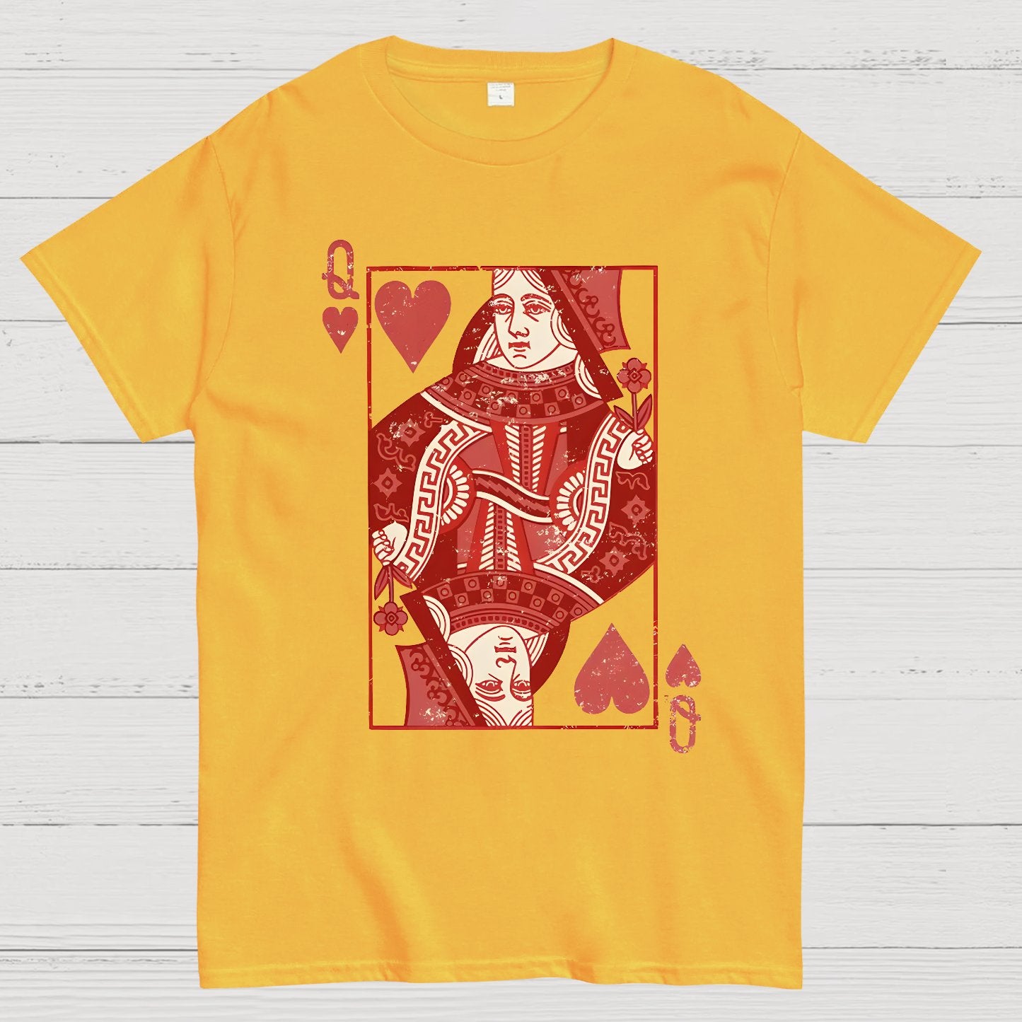 Queen of Hearts Valentine Shirt Matching Couple Gift Geek T-Shirt