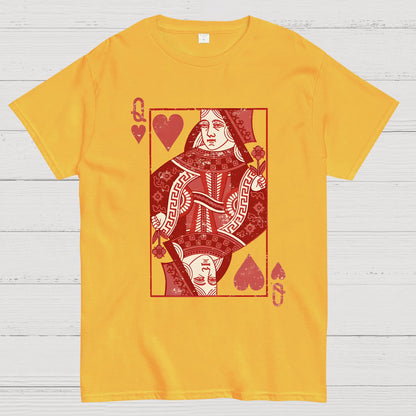 Queen of Hearts Valentine Shirt Matching Couple Gift Geek T-Shirt