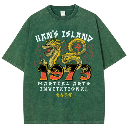 Sun's Island Martial Arts Invitational 1973 Vintage Distressed T-shirt