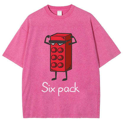 Six Pack Vintage Distressed T-shirt