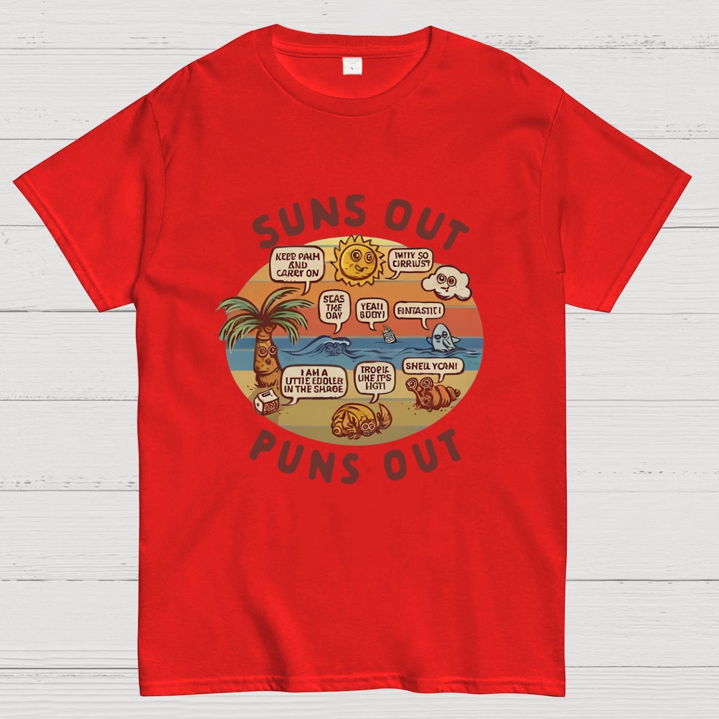 Suns out, Puns Out Nerdy T-Shirt