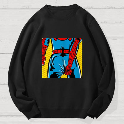 Funny Back Geek Cotton Sweatshirt
