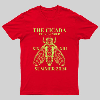 The Cicada Reunion U.S Tour 2024 Cicada Geeky T-Shirt