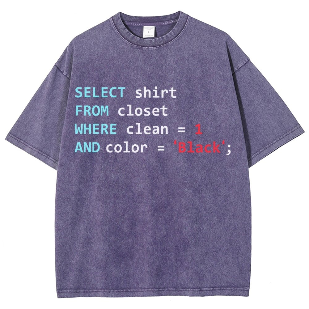 Programmer Database Vintage Distressed T-shirt