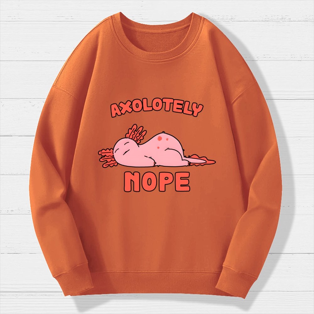 Axo Nope Geek Cotton Sweatshirt