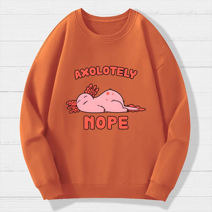 Axo Nope Geek Cotton Sweatshirt