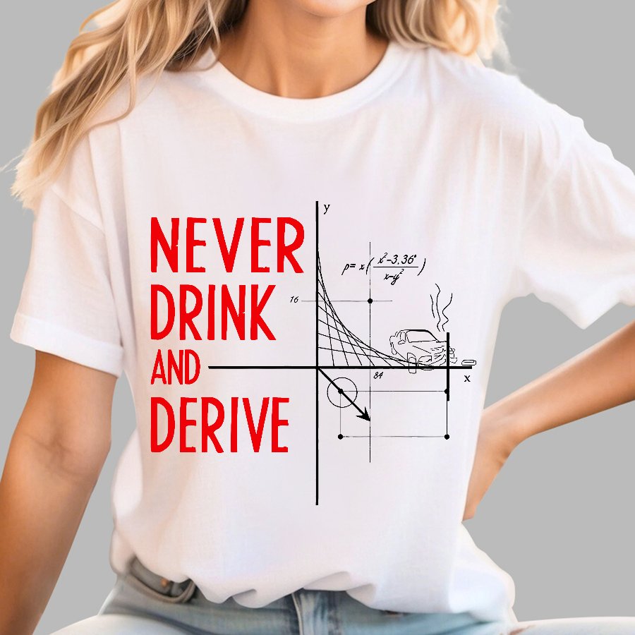 Never Drink and Derive Geek T-Shirt