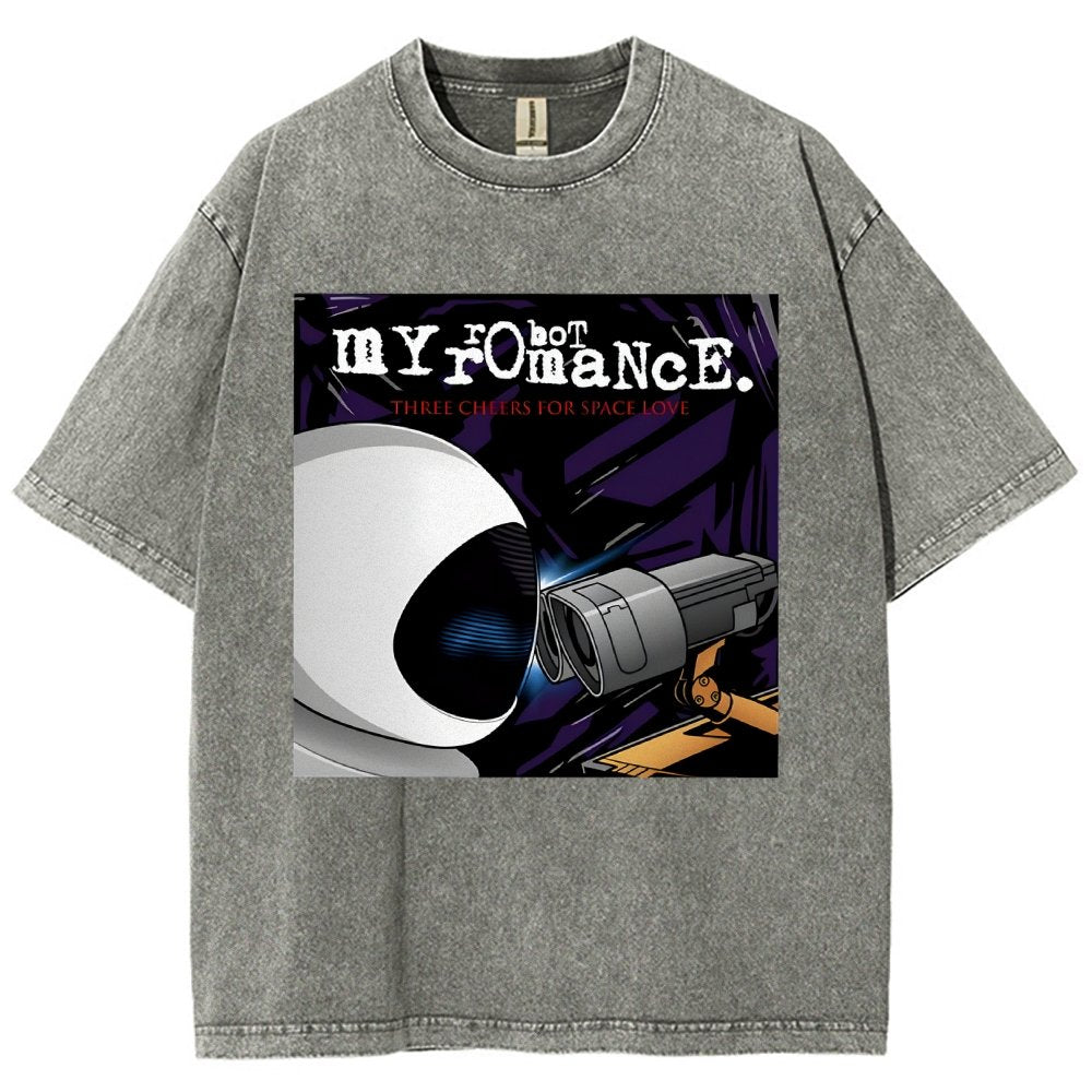 My Robot Romance Vintage Distressed T-shirt