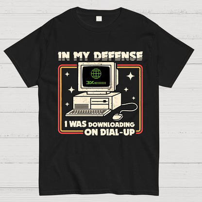 Defense Protocol Dial-Up Geek T-Shirt