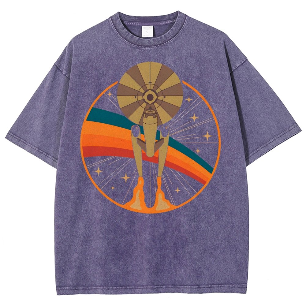 Space Date 1966 Vintage Distressed T-shirt