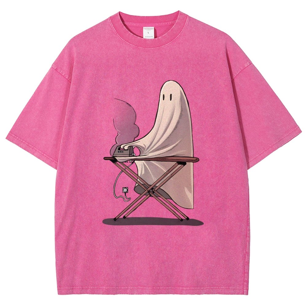 Self-Ironing Vintage Distressed T-shirt
