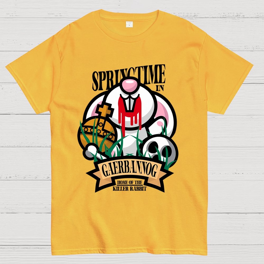 Spring Killer Rabbit Unisex Geek T-Shirt