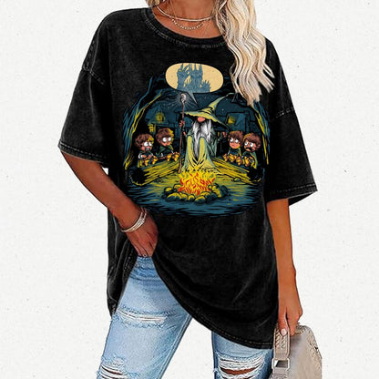 Beware of the Dark One Vintage Distressed T-shirt