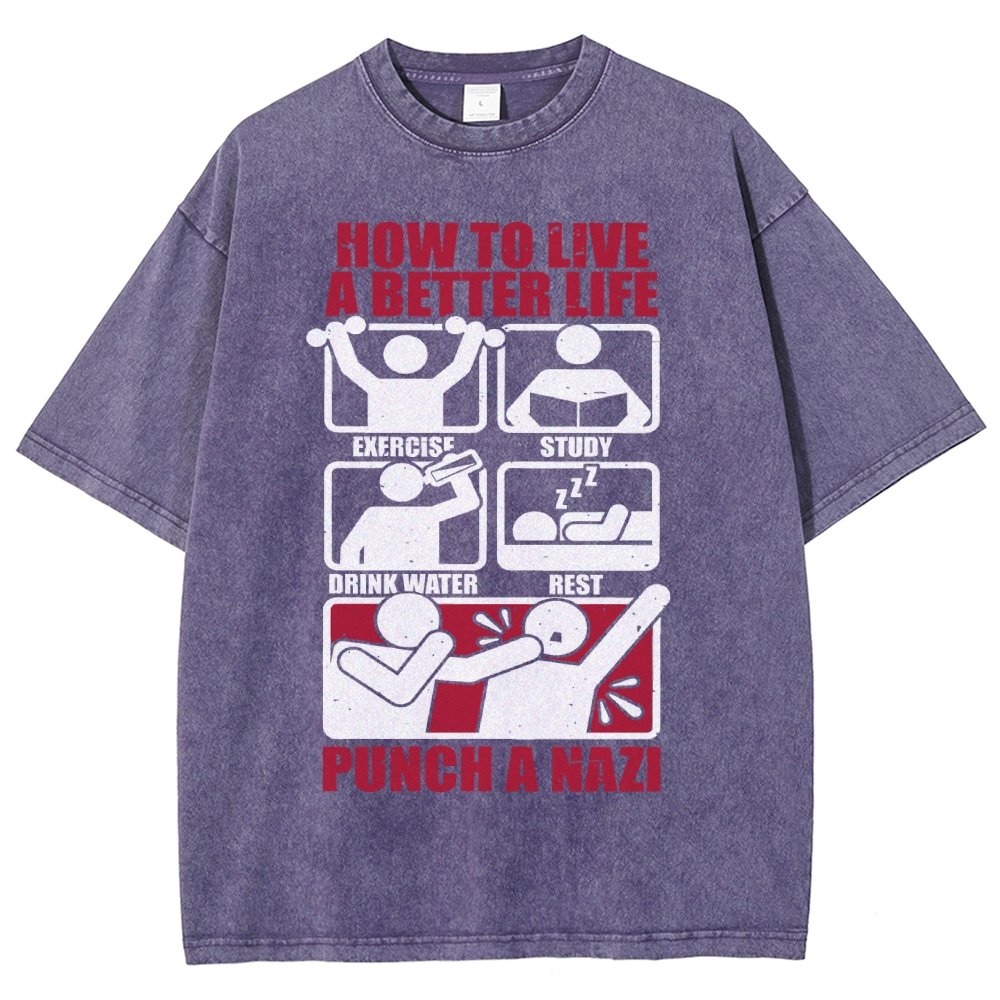 How To Have A Better Life Vintage Distressed T-shirt