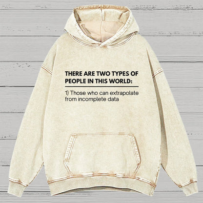 Incomplete Data  Extrapolate Vintage Distressed Hoodie