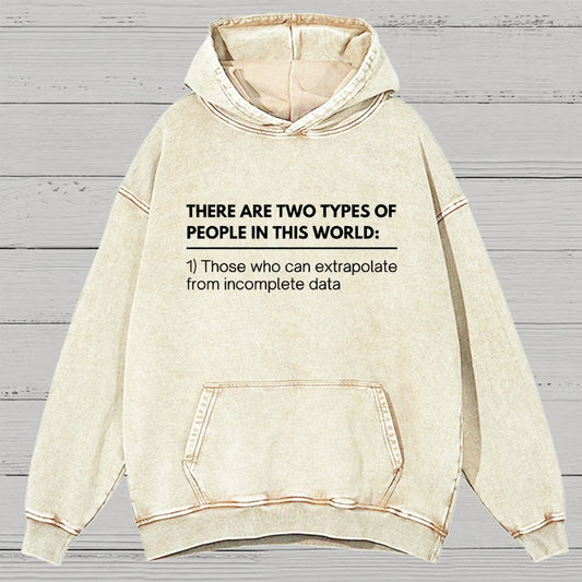 Incomplete Data  Extrapolate Vintage Distressed Hoodie
