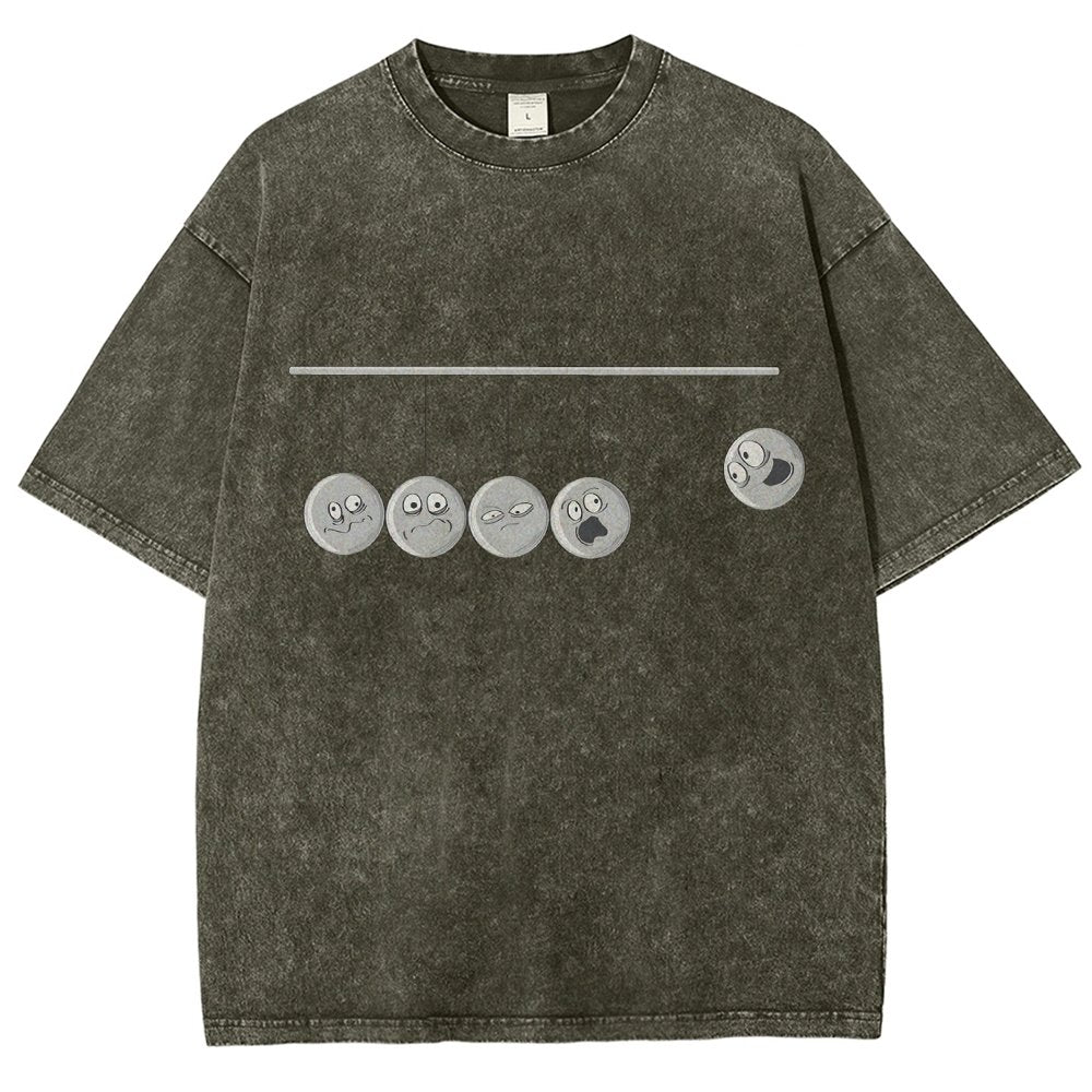 Perpetual Emotion Ask Not For Whom The Ball Tolls Vintage Distressed T-shirt