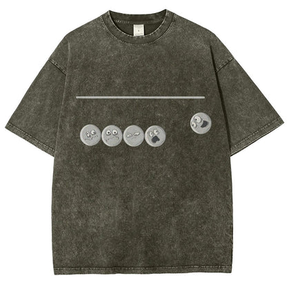 Perpetual Emotion Ask Not For Whom The Ball Tolls Vintage Distressed T-shirt