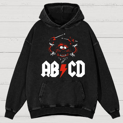 Rock Music Vintage Distressed Hoodie