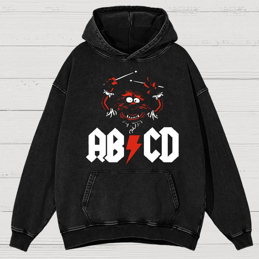 Rock Music Vintage Distressed Hoodie
