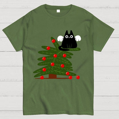 Angel Kitty Geek T-Shirt