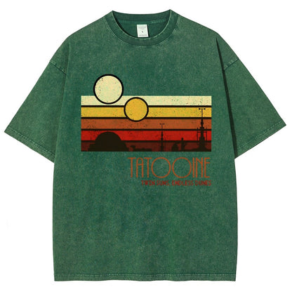 Dual Suns, Limitless Dunes Vintage Distressed T-shirt