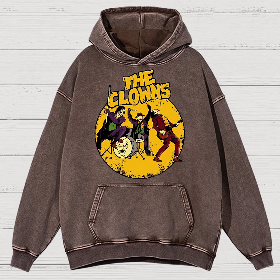 Horror Killer Rock Vintage Distressed Hoodie