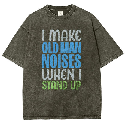 Old Man Noises Vintage Distressed T-shirt
