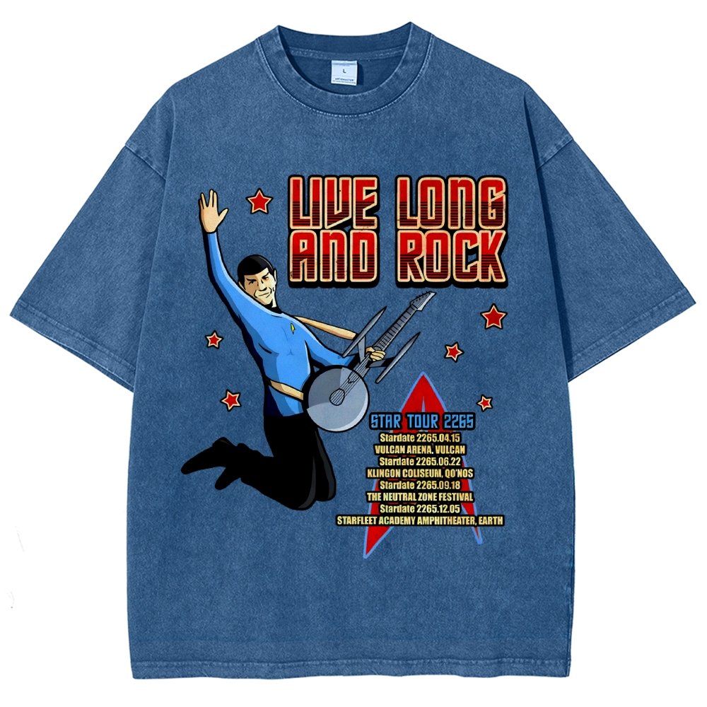 Live Long and Roll Vintage Distressed T-shirt