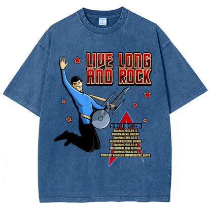 Live Long and Roll Vintage Distressed T-shirt