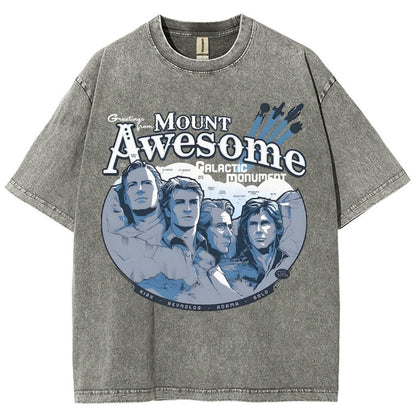 Mount Awesome Vintage Distressed T-shirt