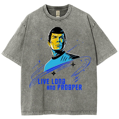 Live long and prosper Vintage Distressed T-shirt