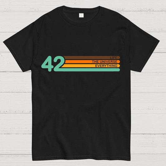 42  Life The Universe And Everything Geek T-Shirt