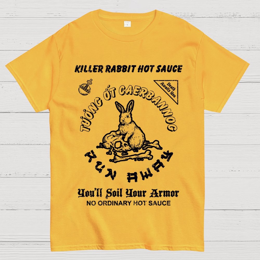 Killer Rabbit Hot Sauce Geek T-Shirt