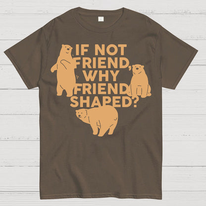 If Not Friend, Why Friend Shaped Geek T-Shirt