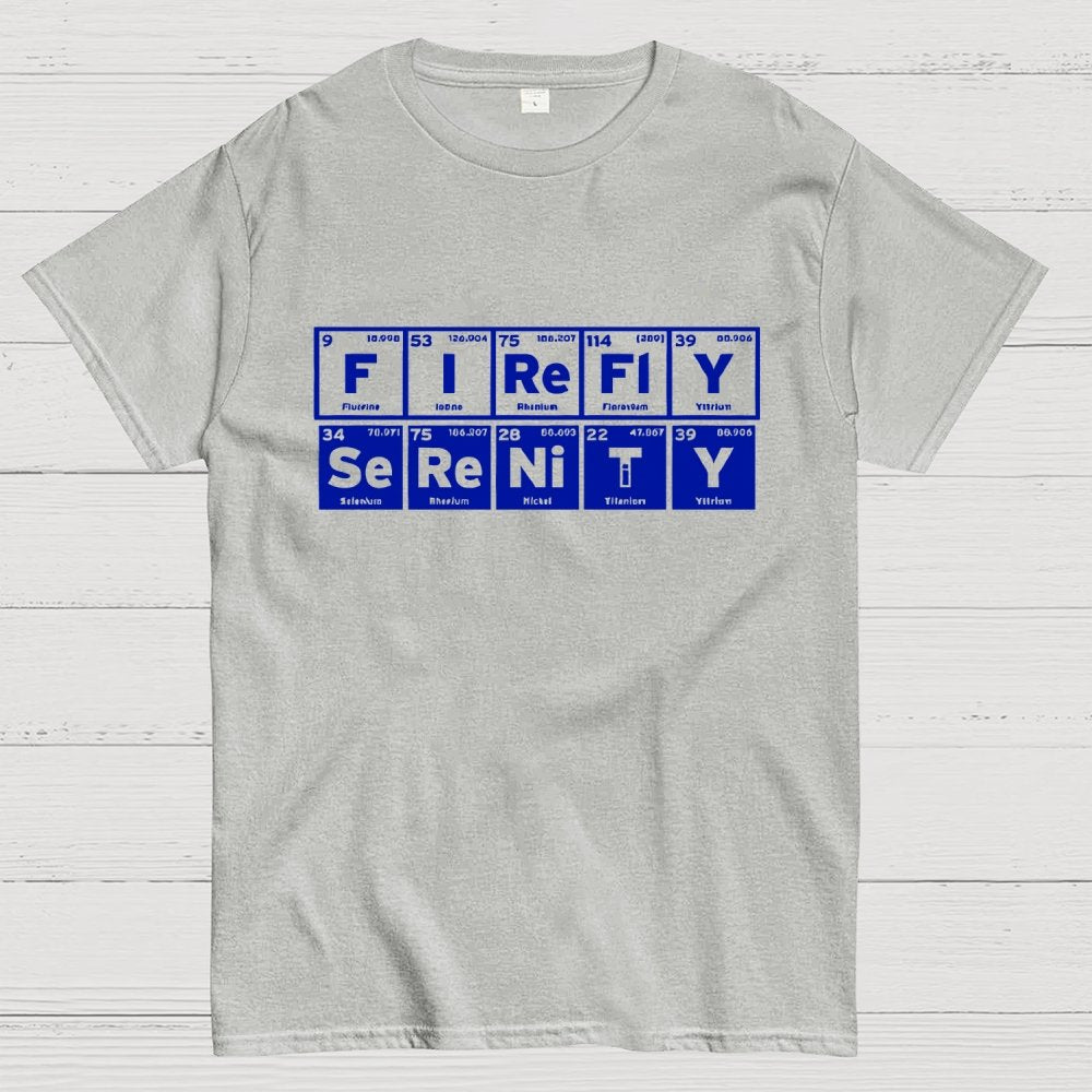 Funny Firefly Starship Symbols Geek T-Shirt