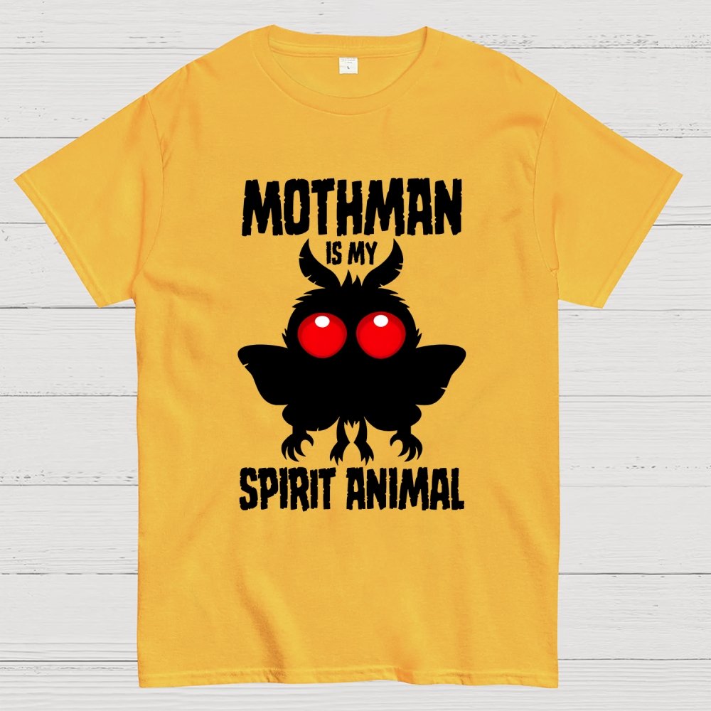 Mothman Is My Spirit Animal Dark Geek T-Shirt