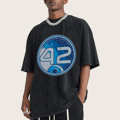 42- The Answer Vintage Distressed T-shirt