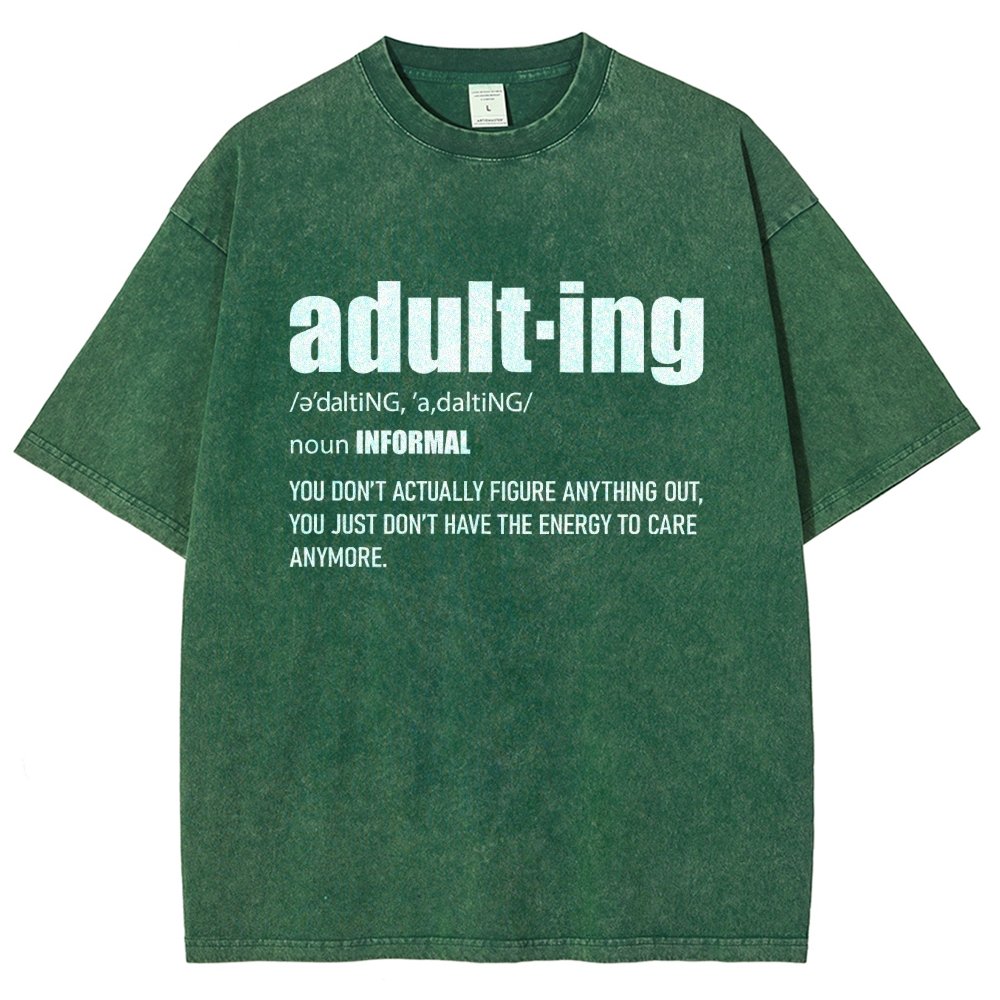 ADULT-ING Vintage Distressed T-shirt