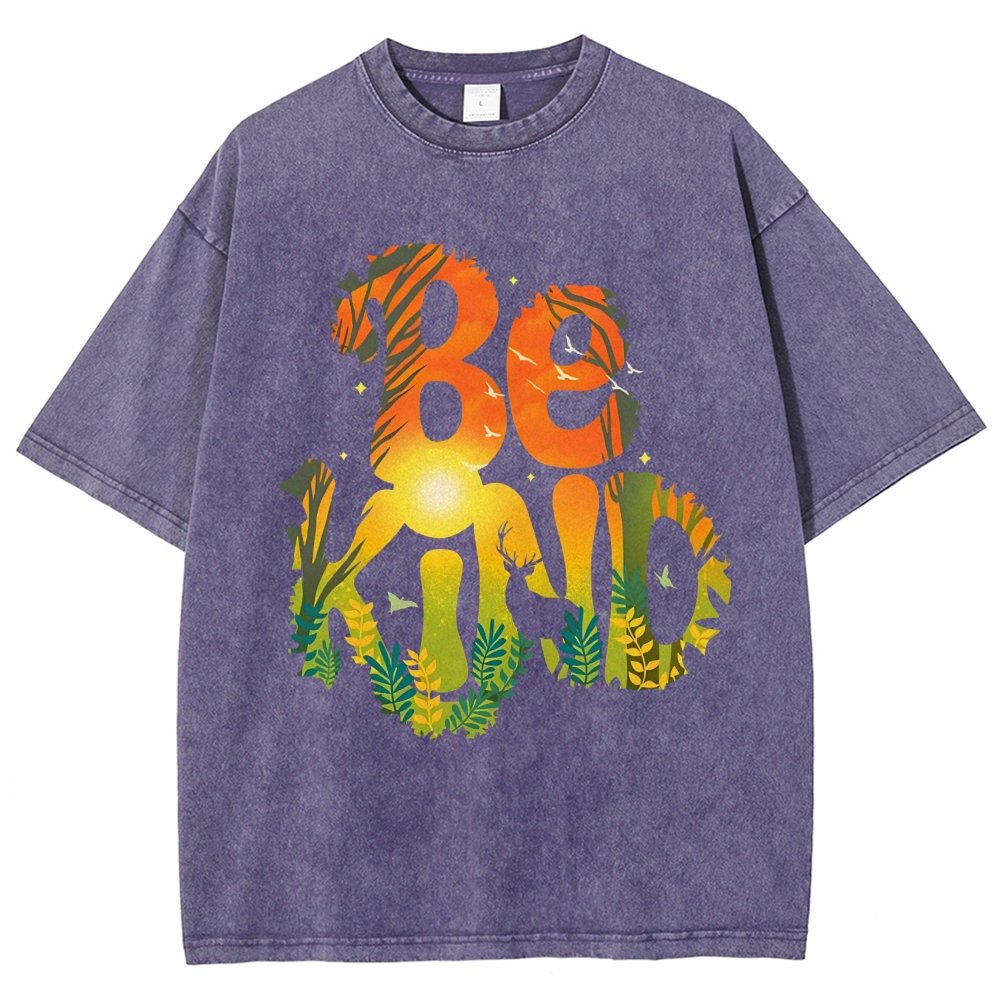 Be Kind Vintage Distressed T-shirt