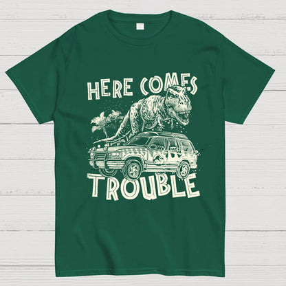 Here Comes Trouble Geek T-Shirt